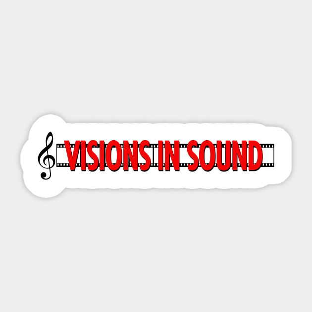 Visions In Sound Banner Sticker by Visions In Sound Store